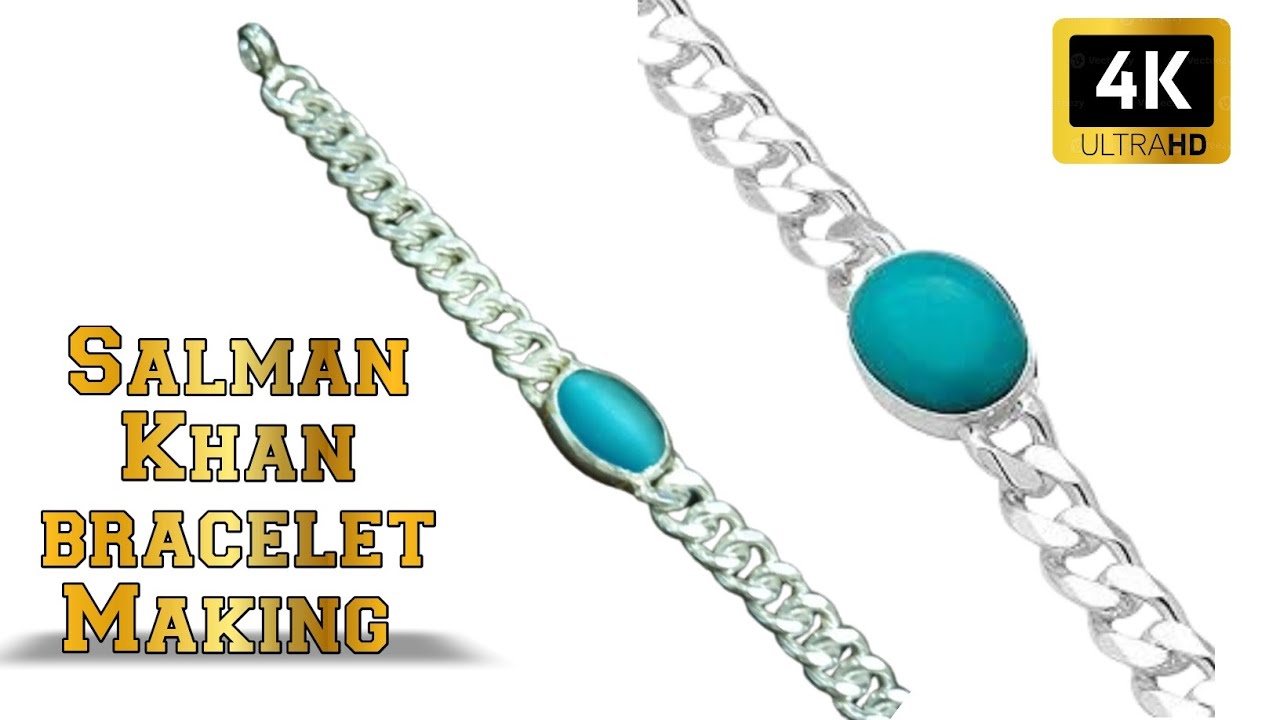 Salman Khan bracelet Making | Bracelet Making silver| Cuban silver bracelet Making|Handmade jewelry