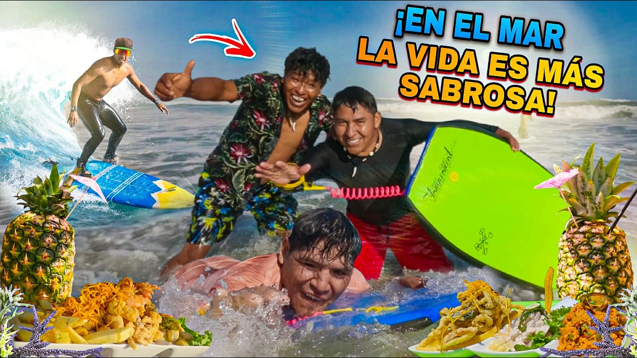 ¡EN EL MAR LA VIDA ES MÁS SABROSA! Pesca80, Tello200 y And Moll una aventura en las playas de Camaná
