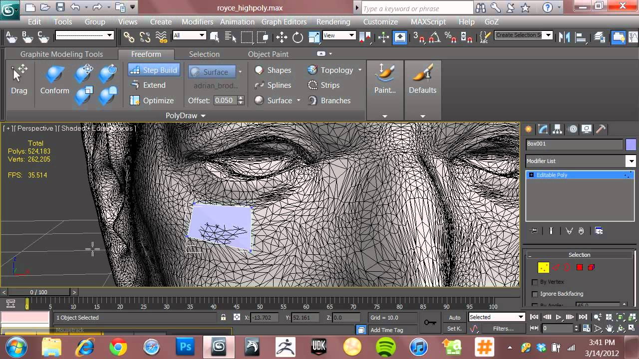 Retopology in 3DS Max 02