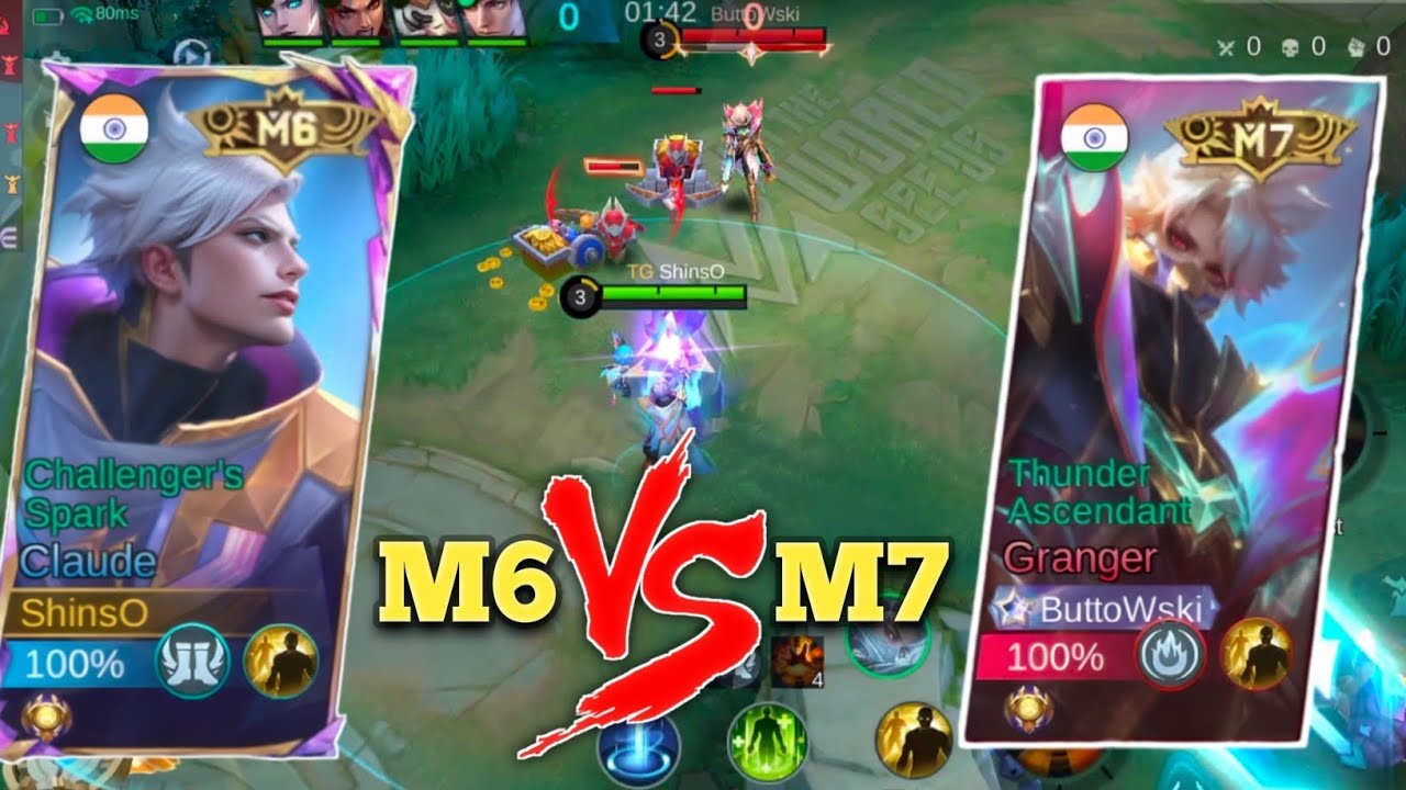 Claude M6 Vs Granger M7 🥶 || Absolute CENEMA 🙌 | CLAUDE high Level Gameplay 