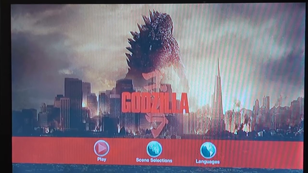 Opening to Godzilla 2014 DVD 
