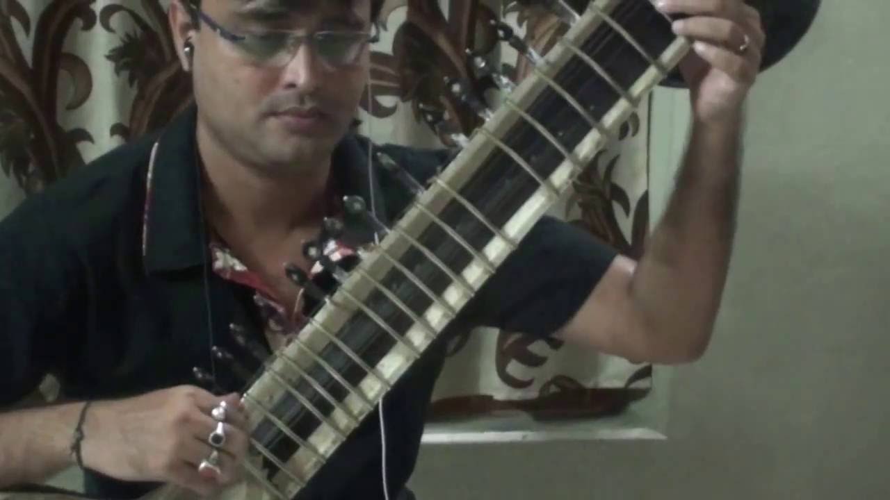 Sitar Yaman Alaap Lesson 25-10-2016 Raju Chakraborty