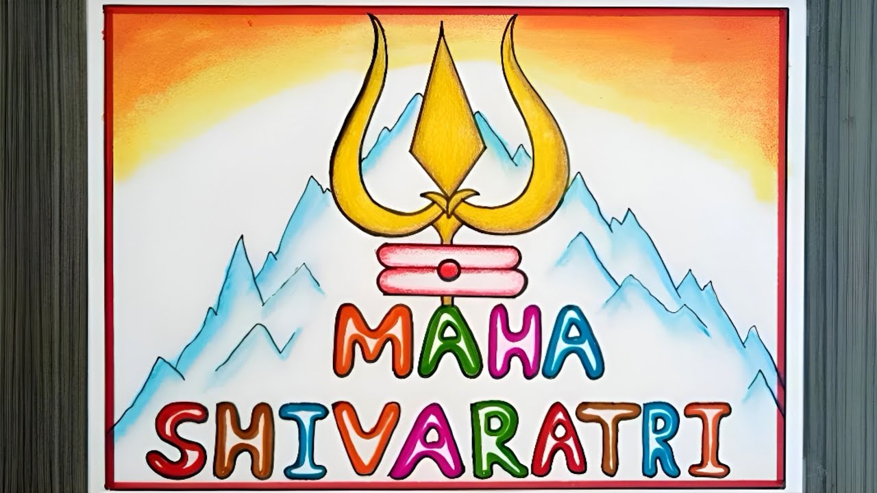 Maha Shivaratri Drawing | Happy Maha Shivaratri Drawing ideas | Shivaratri special Drawing #shiva