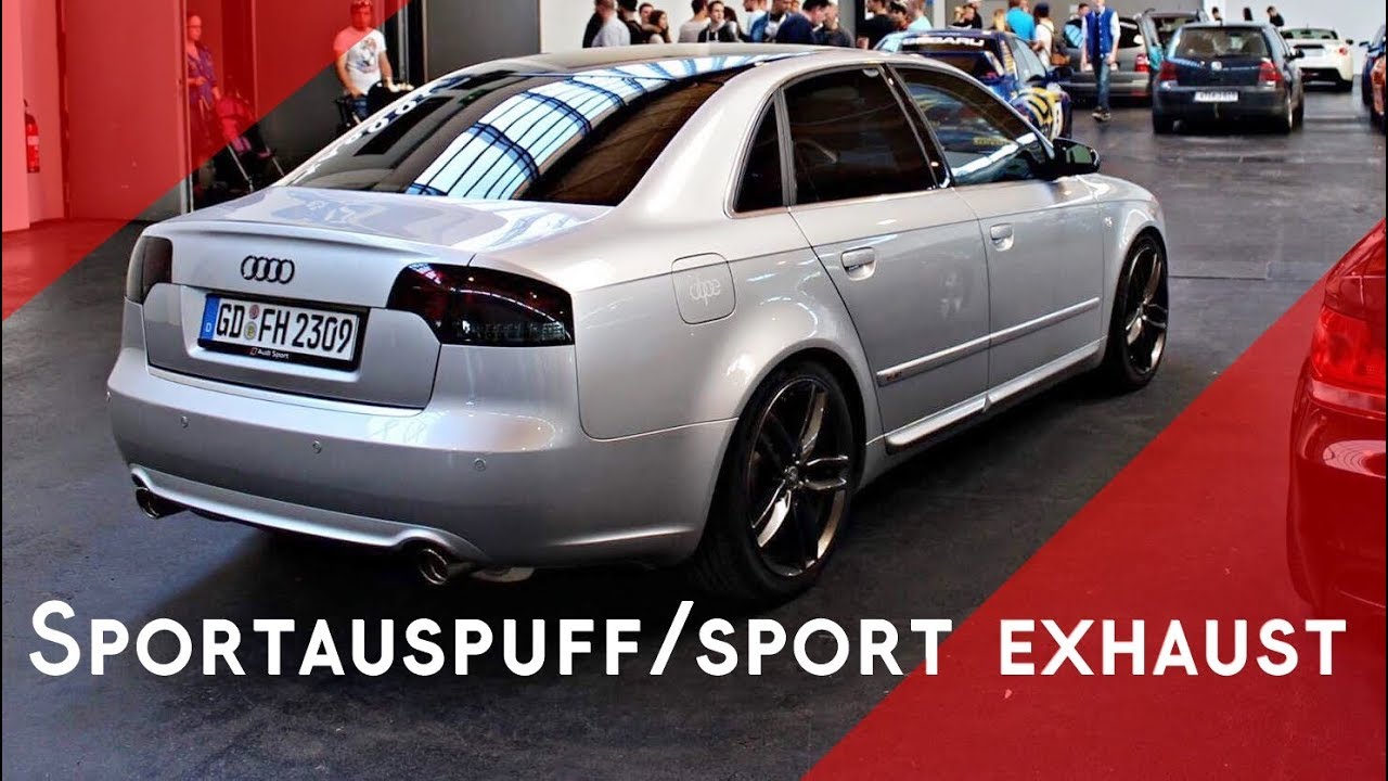 Audi A4 B7 Sportauspuff/sport exhaust Bastuck Duplex