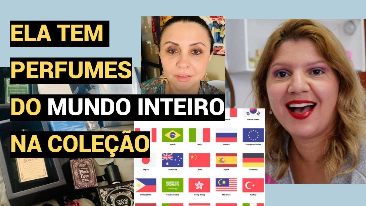 REAGINDO A COLE&Ccedil;&Atilde;O DE PERFUMES DO MUNDO INTEIRO DA INSCRITA DA FLORIDA