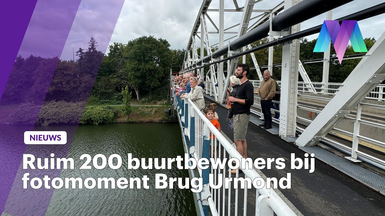 Ruim 200 buurtbewoners bij fotomoment Brug Urmond