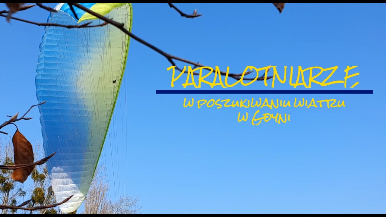 Paralotniarze w poszukiwaniu wiatru w Gdyni 03 03 2024