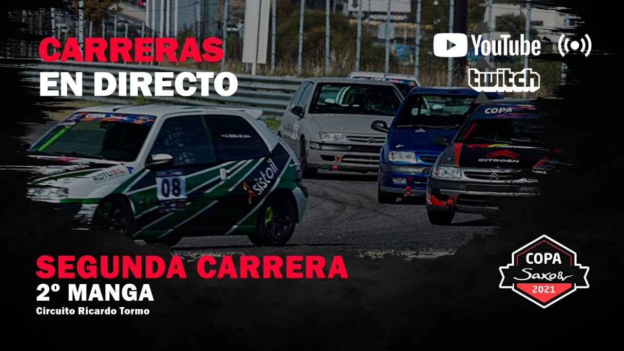 🔴 Segunda Carrera Copa Saxo 8v 🏁 2º Carrera