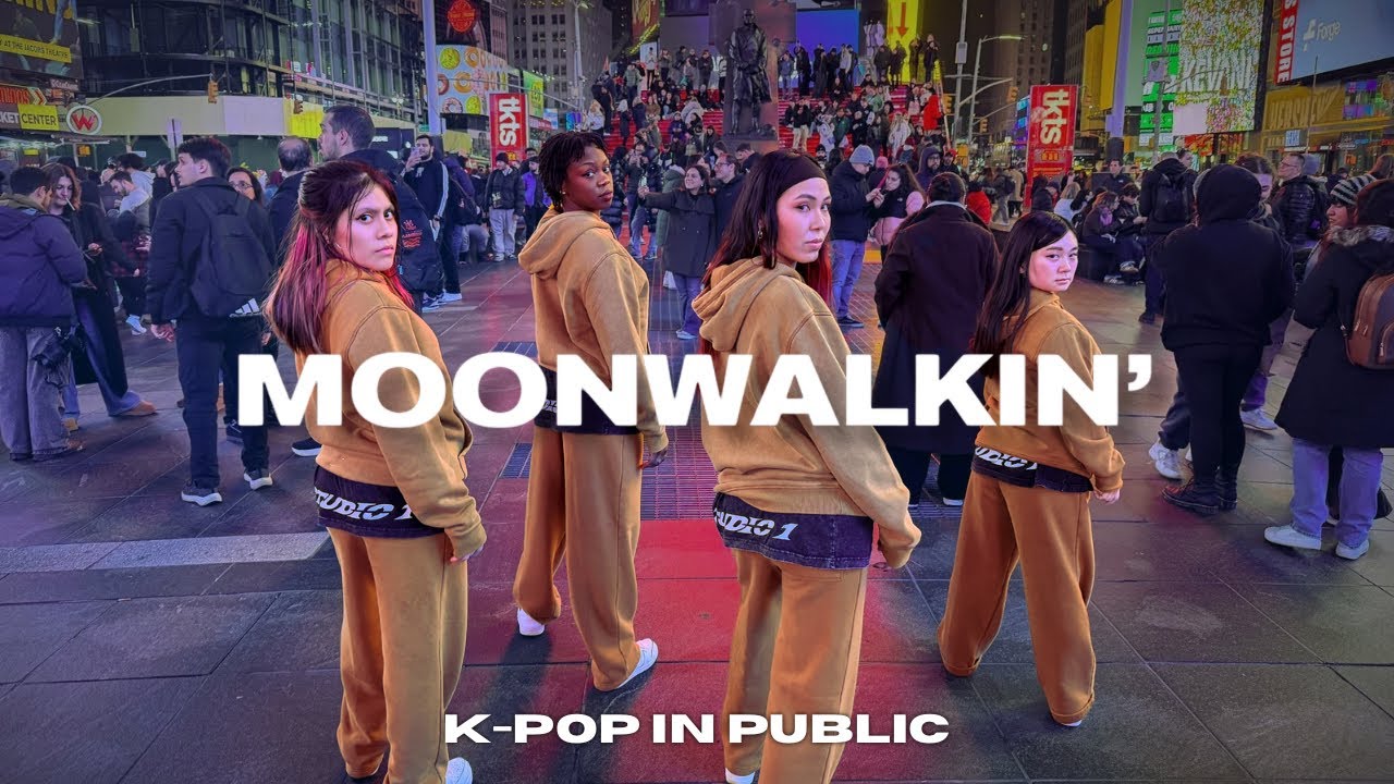 [KPOP IN PUBLIC NYC] LNGSHOT (롱샷) - 'Moonwalkin’' | FULL DANCE COVER in TIMES SQUARE