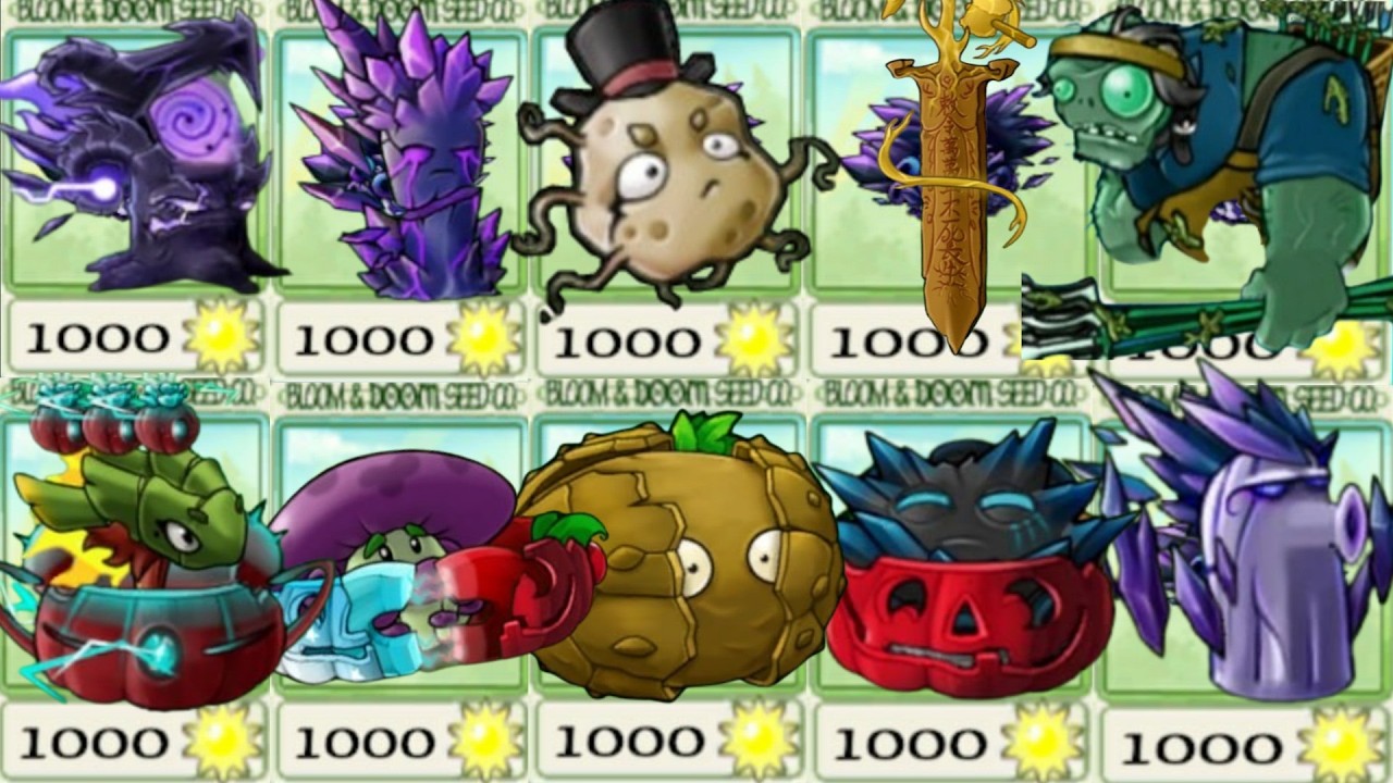 ​PVZ FUSION 3.4.2 – Fiery Bamboo Dragon & Gloom Shroom DESTROY Max Mini-Bosses?!
