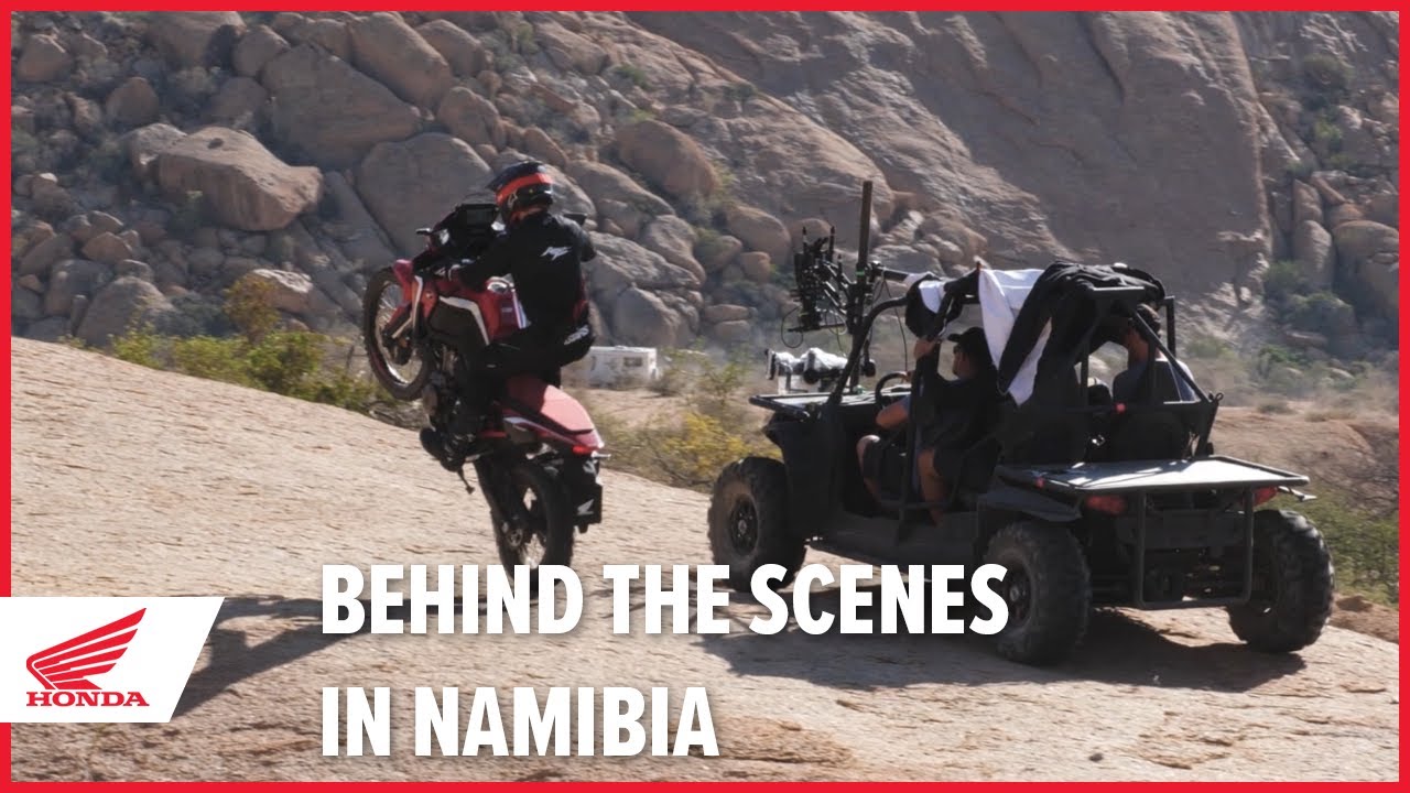 New 2020 Africa Twin - Behind The Scenes In Namibia