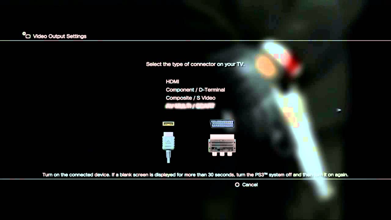 PlayStation Help: How to change your PS3 Display settings without seeing your screen?