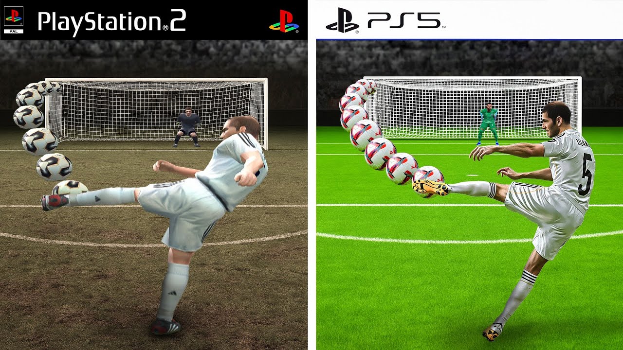 من یک گل والی از فوتبال 98 تا PES 2026 با زیدان زدم!