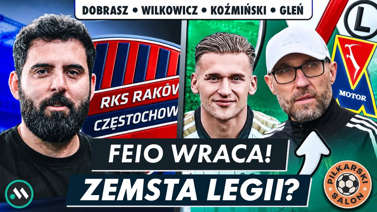RAK&Oacute;W WYBRAŁ FEIO! LEGIA W OFENSYWIE TRANSFEROWEJ. WIDZEW - RADOMIAK O POSADĘ VUKOVICIA?