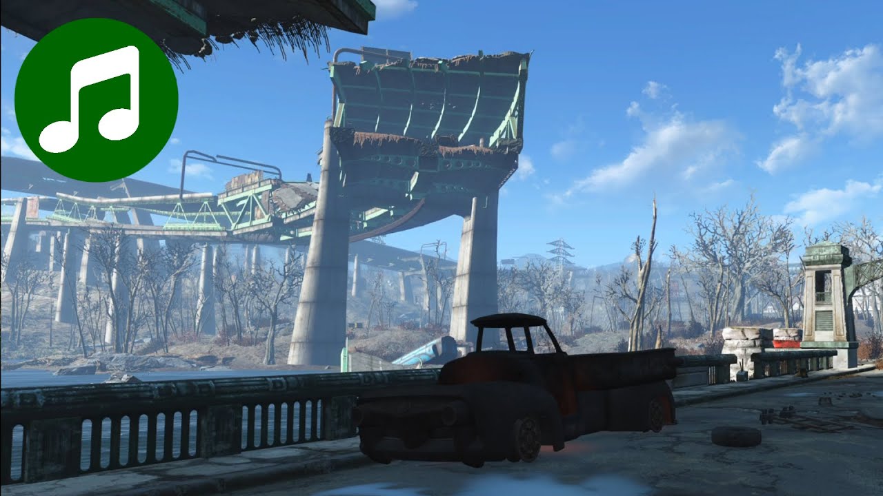 FALLOUT 4 Ambient Music & Ambience 🎵 Tucker Memorial Bridge (Fallout 4 OST | Ambient Soundtrack)