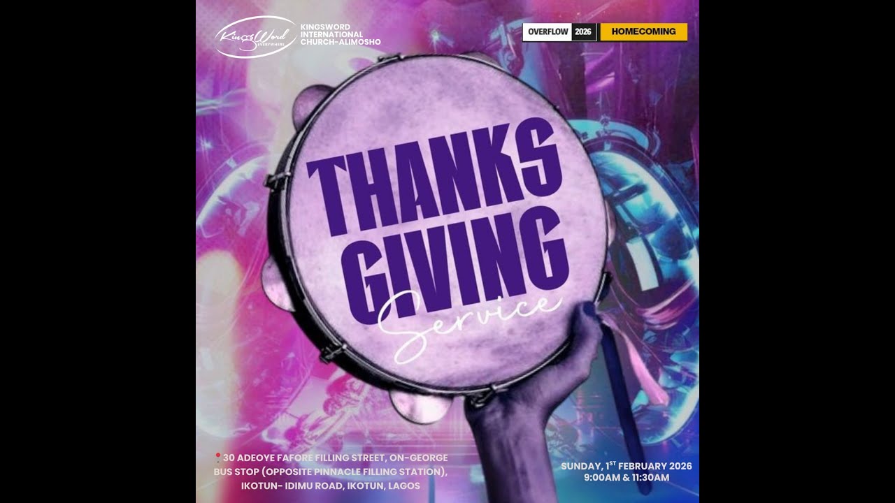 Thanksgiving Service | 01 - 02 - 26 | Pst. Yinka Adelanwa | CRM