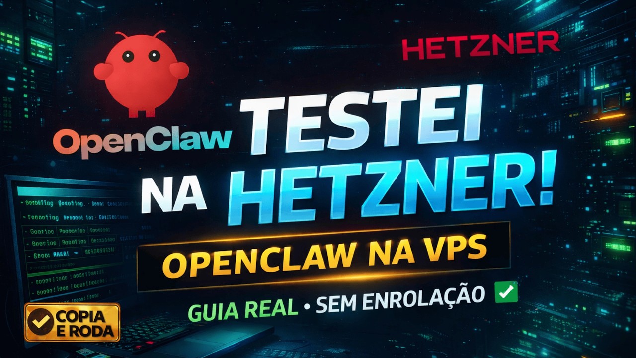 Como Instalar o OpenClaw na VPS Hetzner do Zero (Guia Completo)