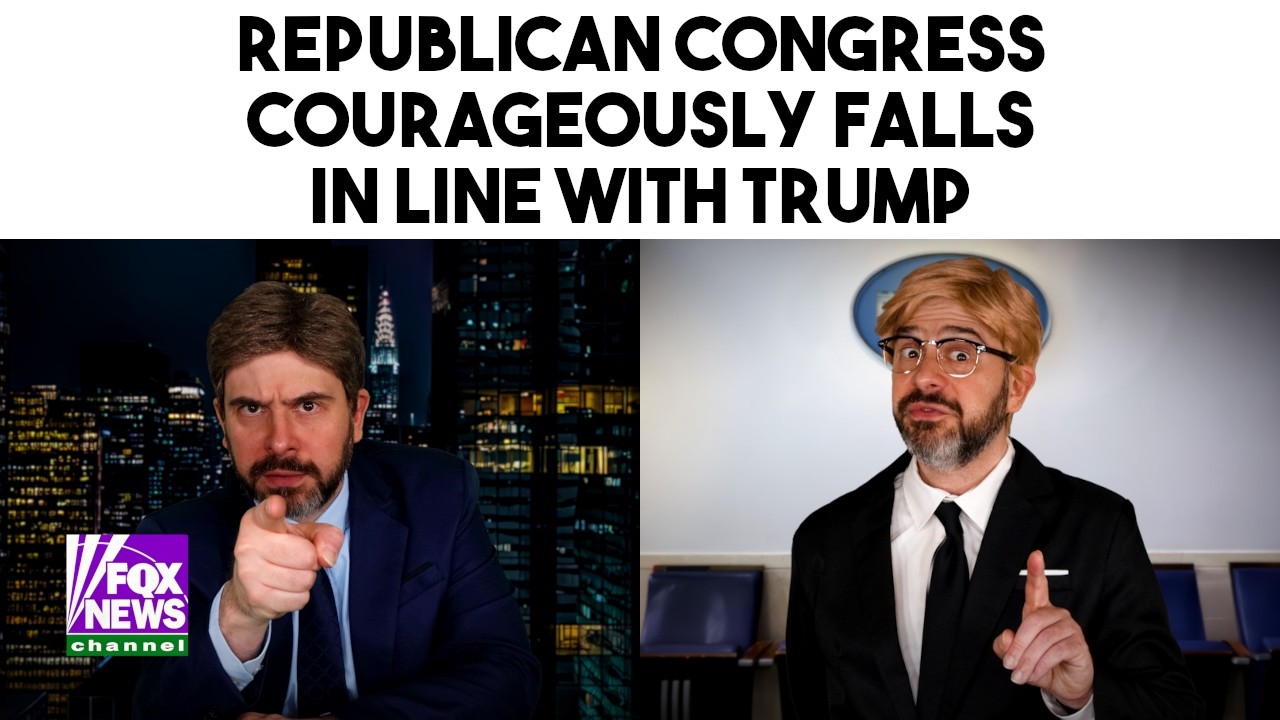 Republican Congress Courageously Falls in Line With Trump