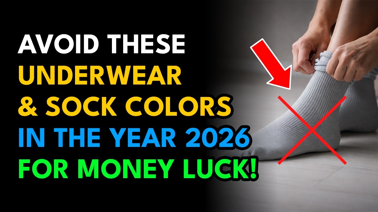 In 2026, Avoid These Colors for Your Socks & Underwear — Your Wealth Luck Will Improve Significantly