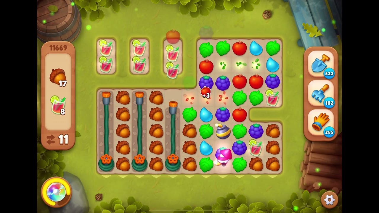 GardenScapes Level 11669 no boosters