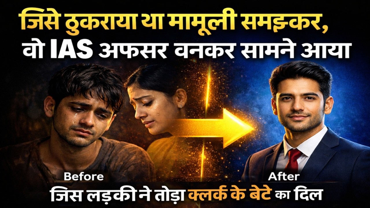 तुम मेरे लायक नहीं” 😭 | गरीब लड़के की प्रेम कहानी Part-1 | IAS Motivation Story