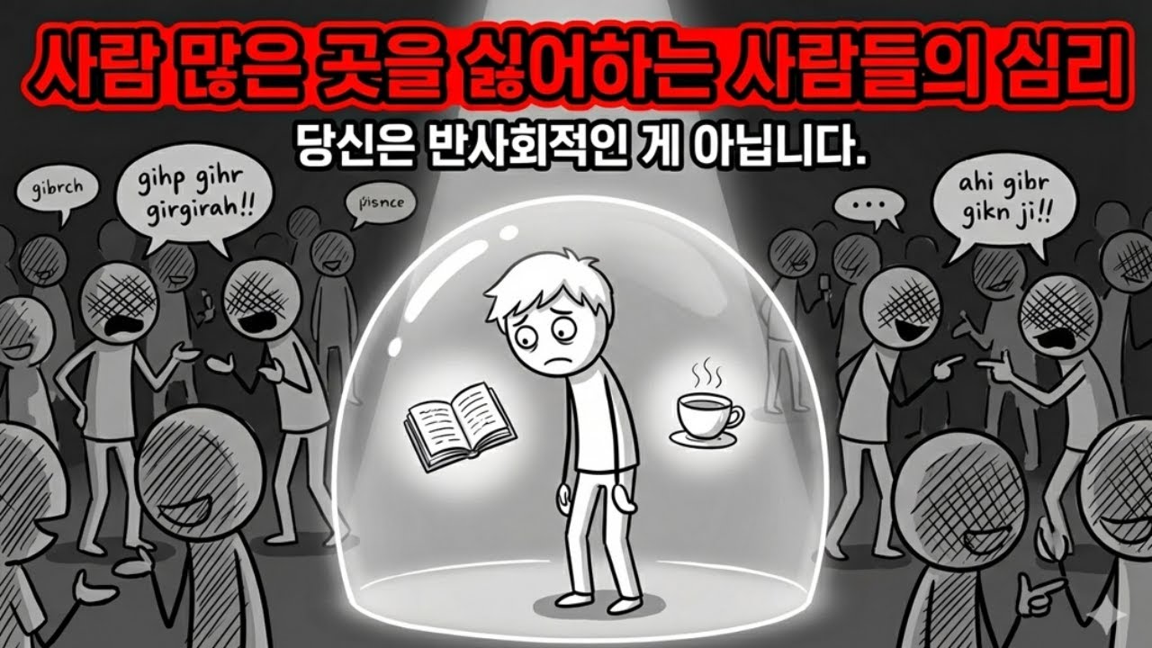 조용한 사람의 뇌가 남들보다 치열하게 일하는 이유 ㅣ사람많은곳 싫어하는 사람들의 심리