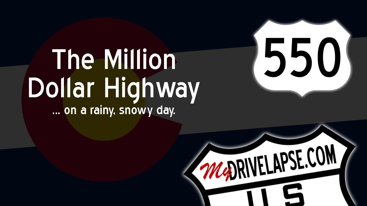 A Snowy Drive over Million Dollar Highway: Red Mountain Pass, Ouray to Silverton