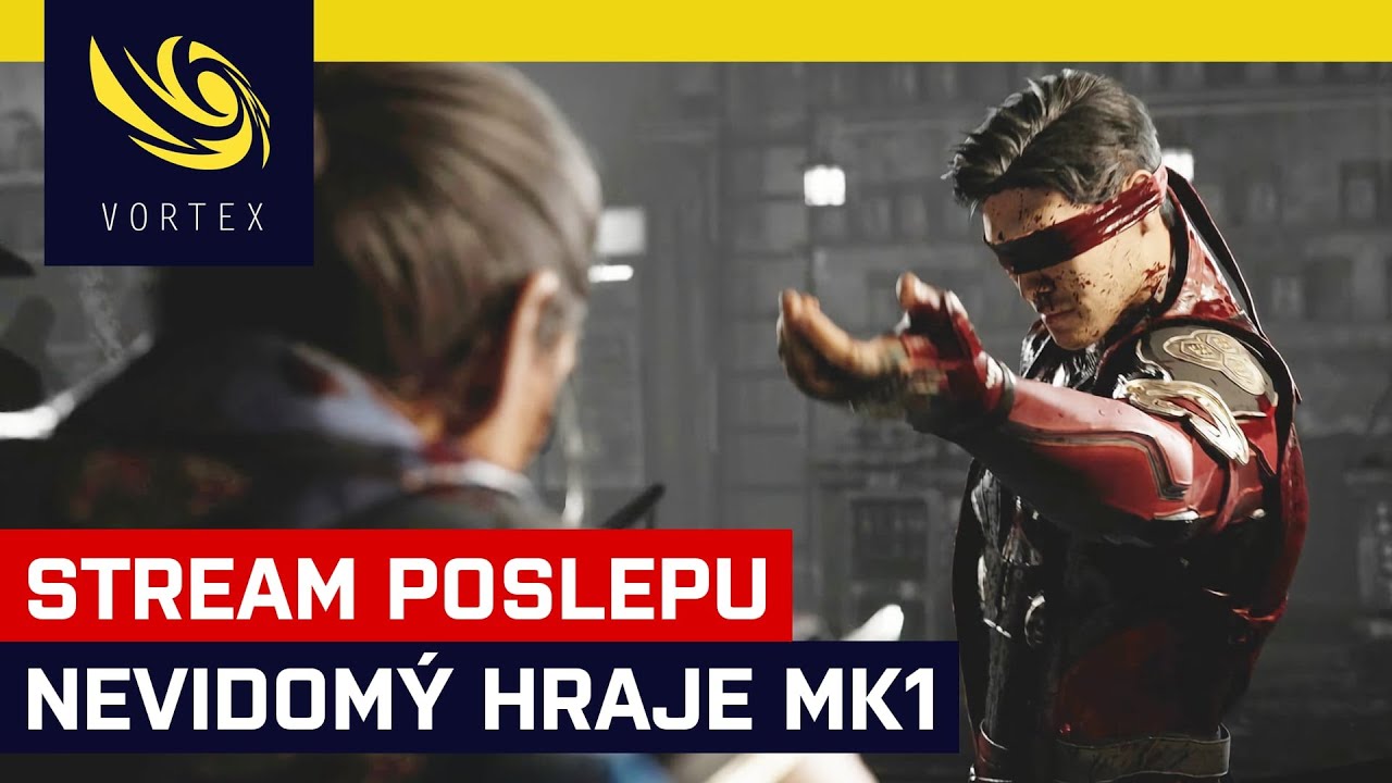 Hrajeme živě Mortal Kombat 1 s nevidomým hráčem. Lukáš Hosnedl předvede, jak je možné hrát poslepu