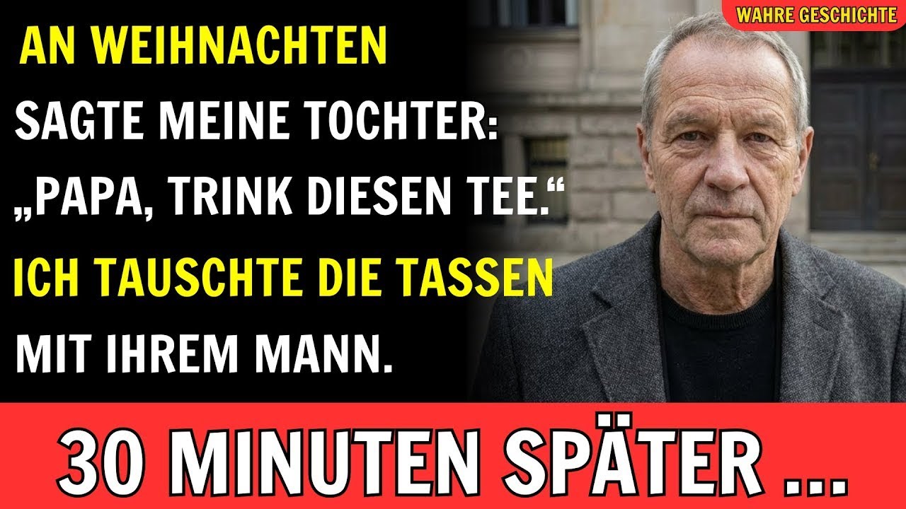 Meine Tochter sagte: Papa trink diesen Tee. Ich tauschte die Tasse mit ihrem Mann und verstand alles
