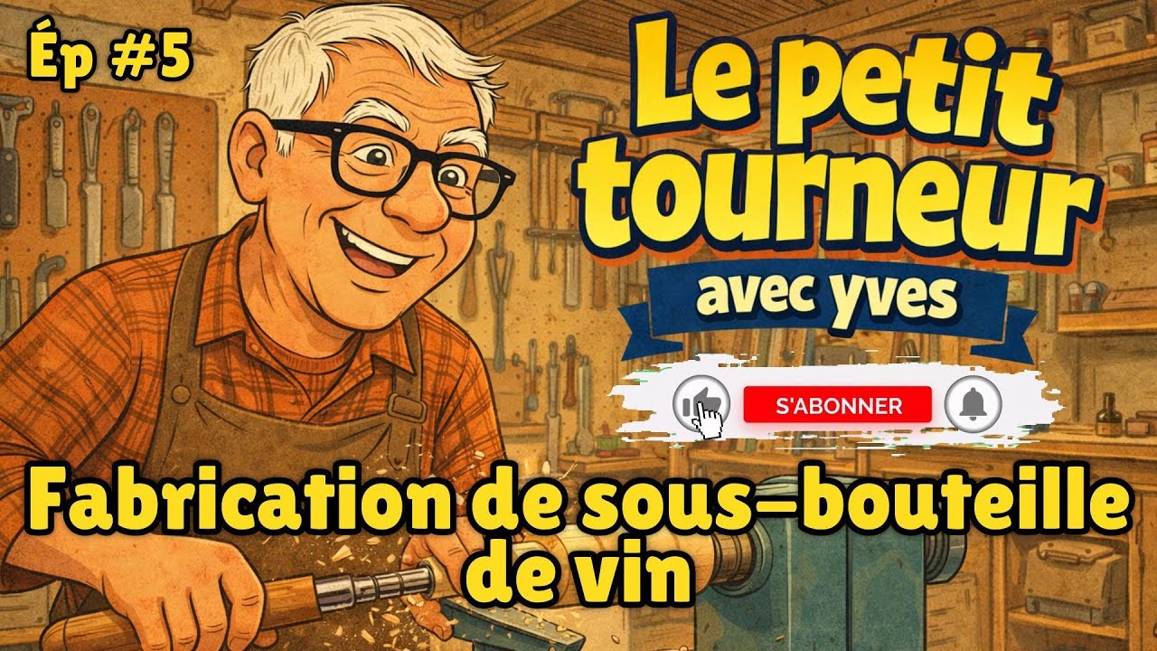 Fabrication de sous bouteille de vin Ép#5
