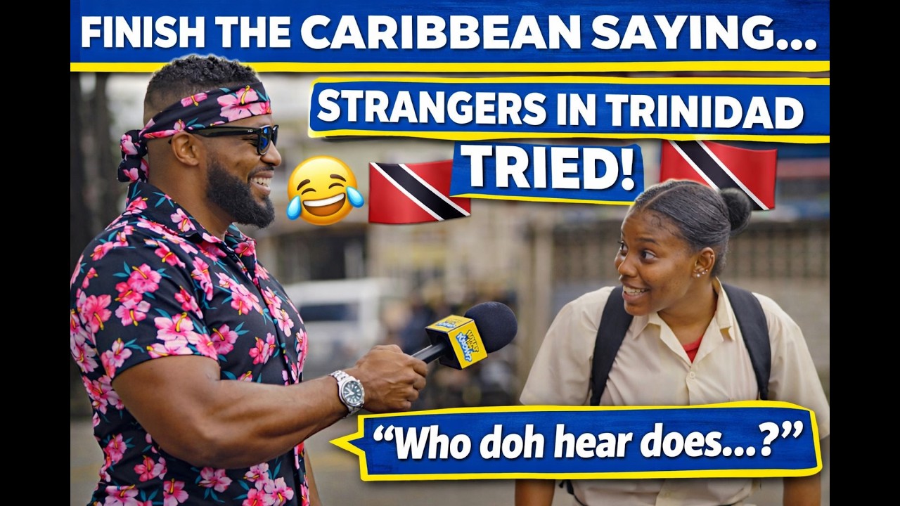 I Asked Strangers in Trinidad to Finish These Caribbean Sayings… This Was HILARIOUS 😂🇹🇹