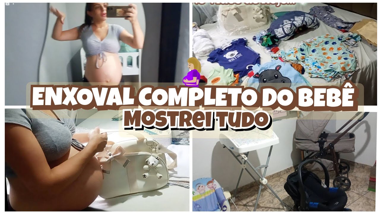 ENXOVAL COMPLETO DO BEBE-MOSTREI TUDO🤰🏼🩵✨