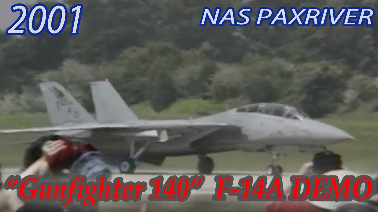 2001 NAS PAXRIVER Airshow F-14A Demo