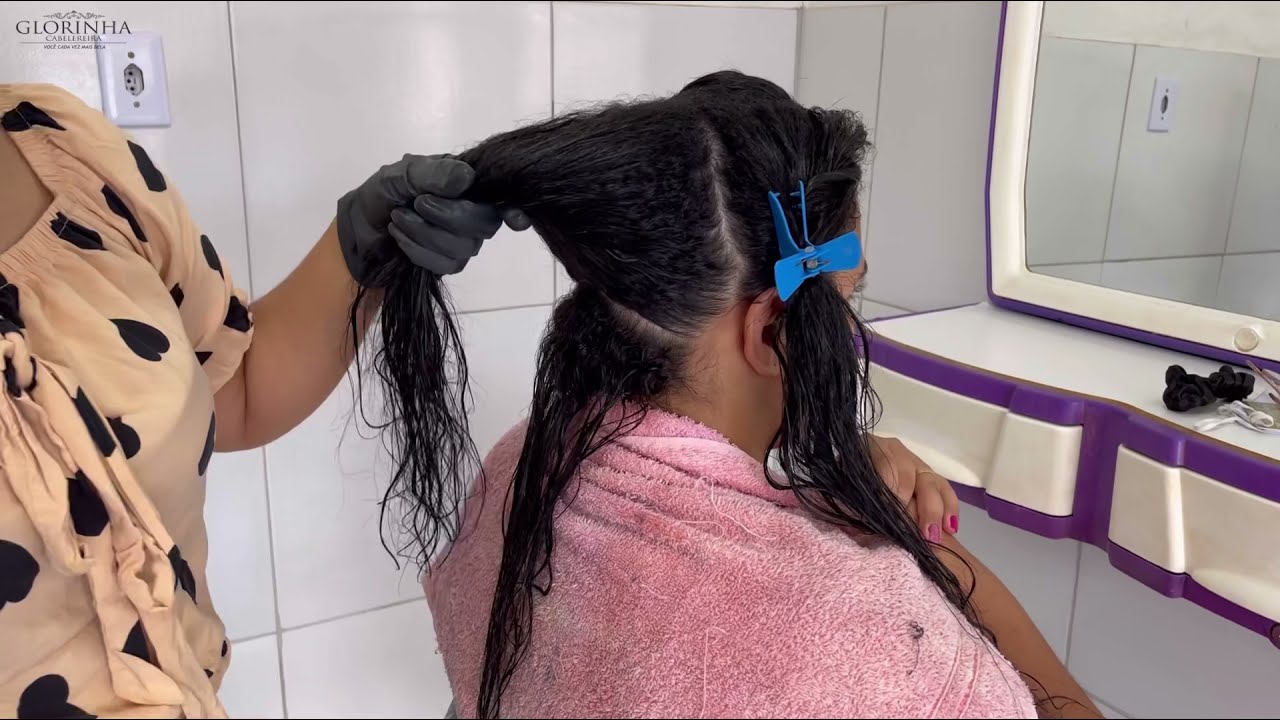 BOTOOX EM UM CABELO MUITO CACHEADO - COMO ALISAR UM CABELO COM BOTOOX ? CABELO COM MUITO BRILHO
