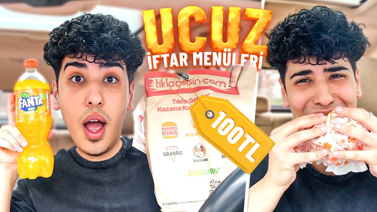 EN UCUZ İFTAR MEN&Uuml;LERİNİ DENEDİM