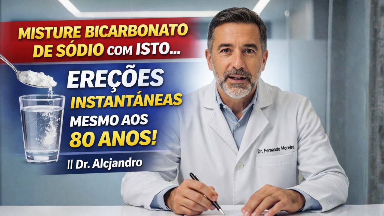 Idosos: Nunca use bicarbonato sozinho! Misture com este pó e melhore a circulação || Dr. Fernando