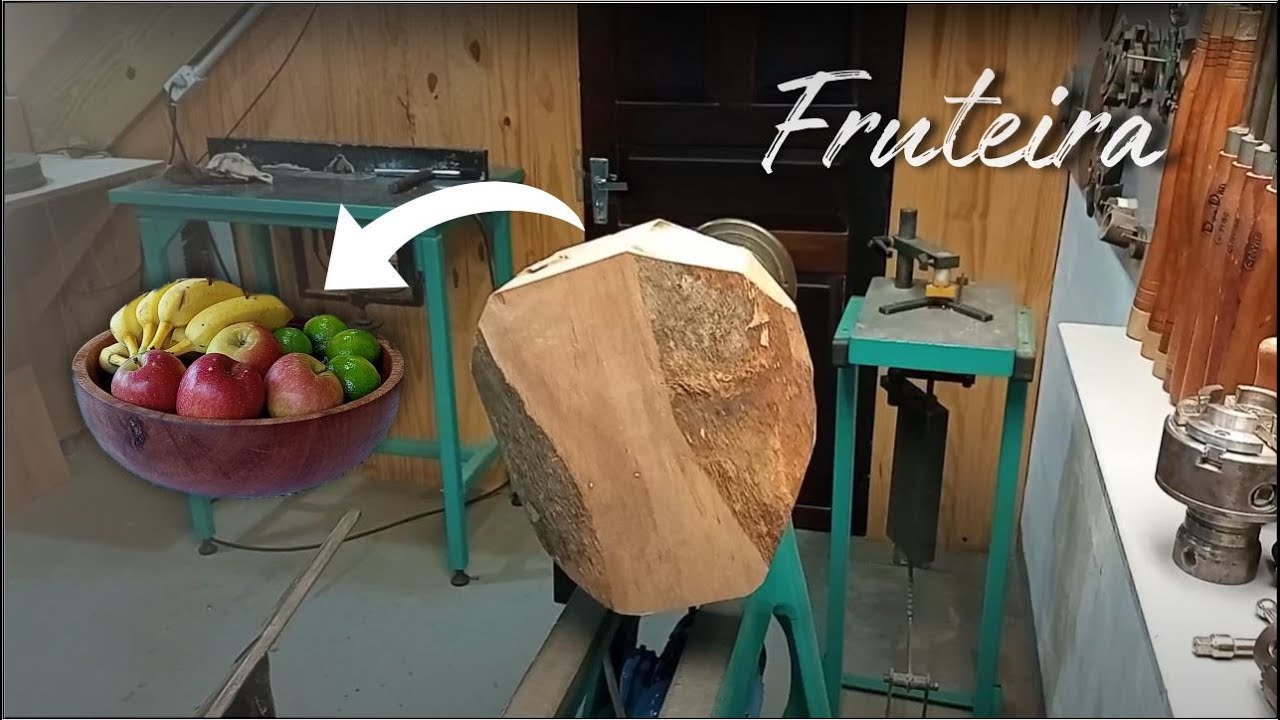Fruteira de Madeira/Wood Turning