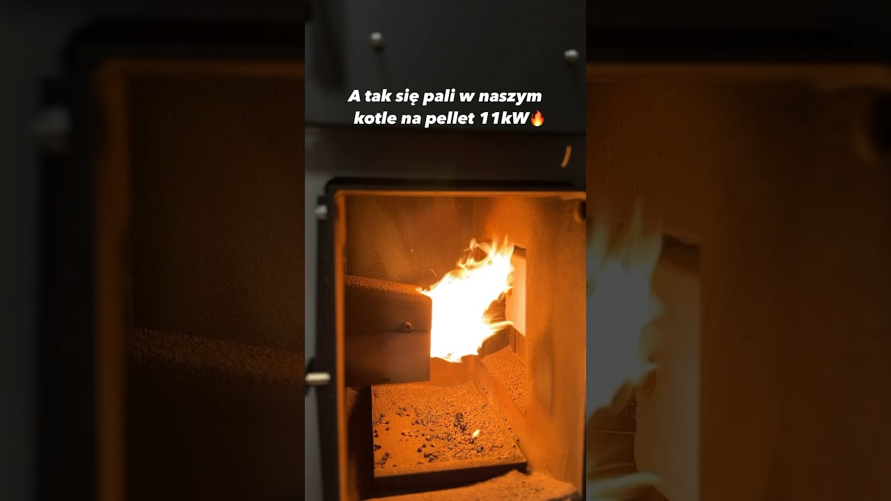 Tak&nbsp;się&nbsp;pali&nbsp;w&nbsp;naszym&nbsp;kotle&nbsp;na&nbsp;pellet&nbsp;o&nbsp;mocy&nbsp;11kW🔥#kocioł #pelet #kociołnapellet #ogień #ogrzewanie