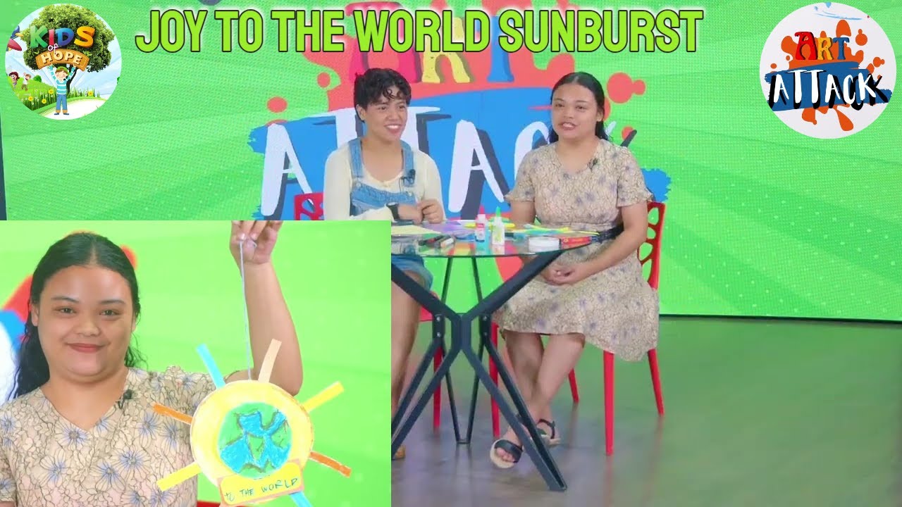 Joy to the World Sunburst  -  Art Attack