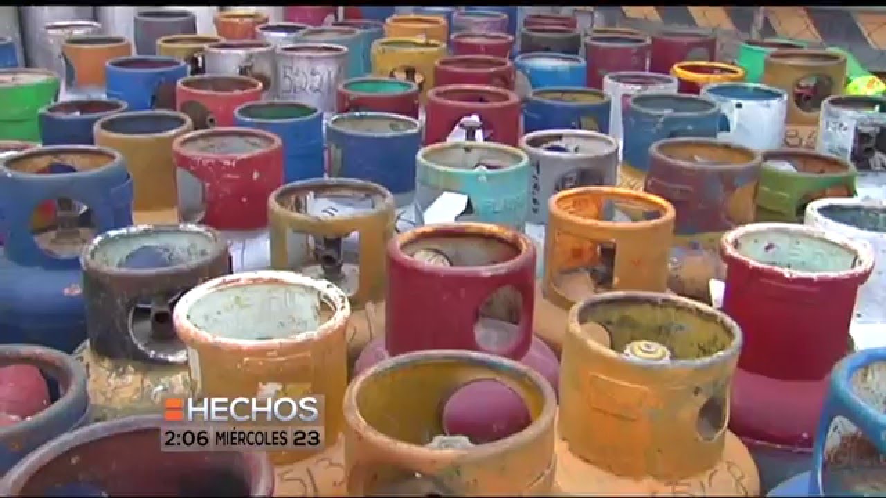 ¿Qué pasa con los cilindros de gas viejos? En México se reciclan