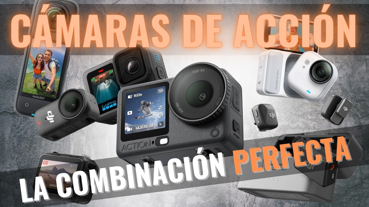 Pruebo TODAS las Cámaras de ACCIÓN y ESTE ES EL COMBO PERFECTO!