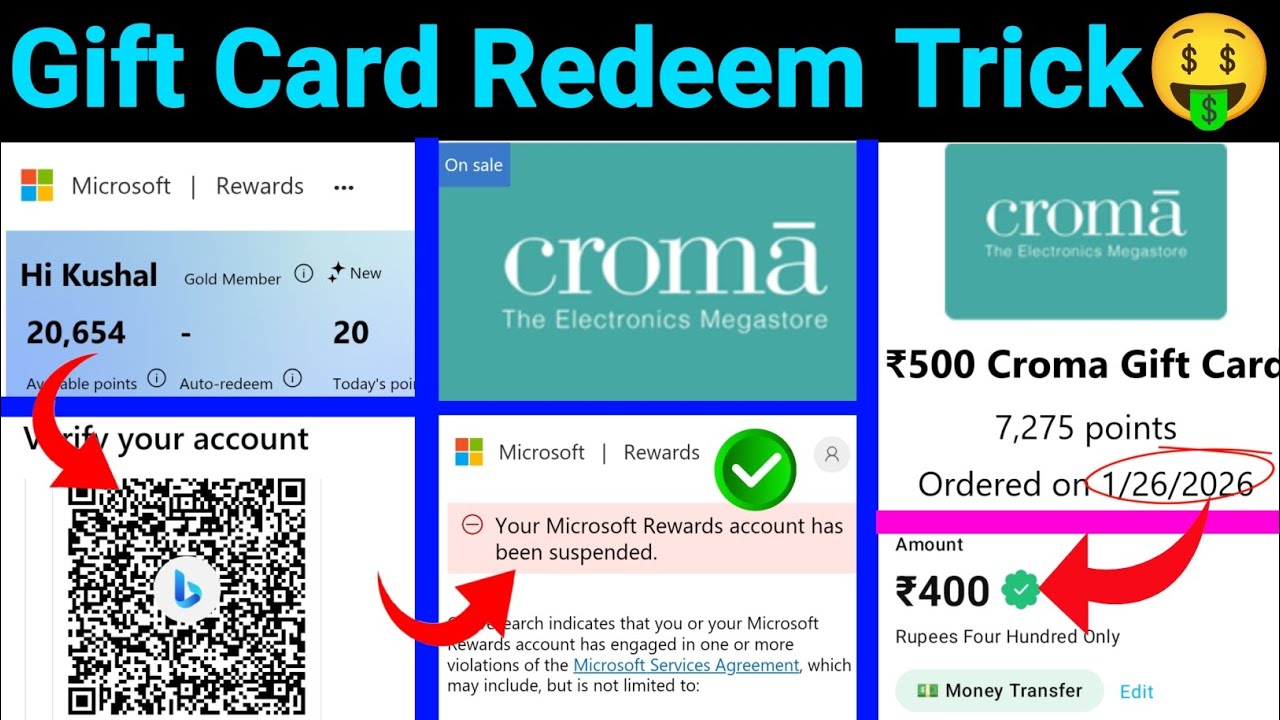 Microsoft Rewards Redeem Problem | Verify with Bing app | Order Declined | Account Suspended 🥵 