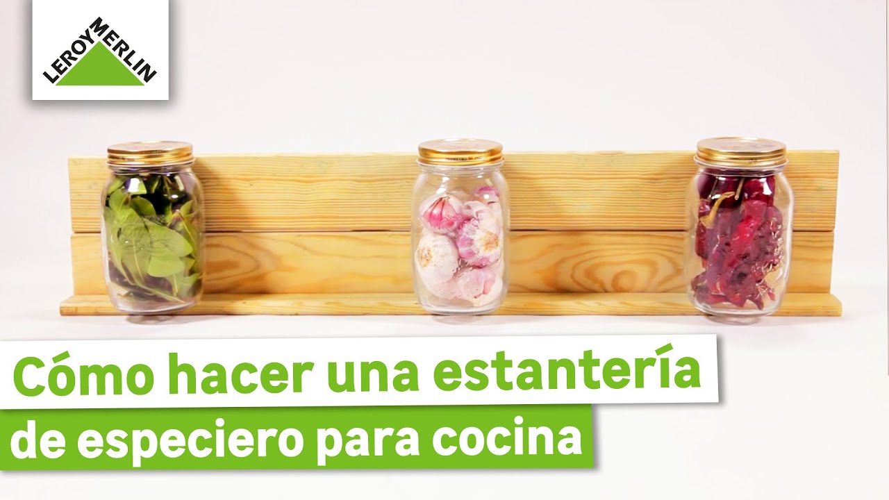 Cómo montar una estantería de especias para la cocina I LEROY MERLIN