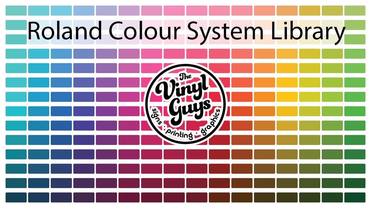 How to Print Roland Colour Selector Charts