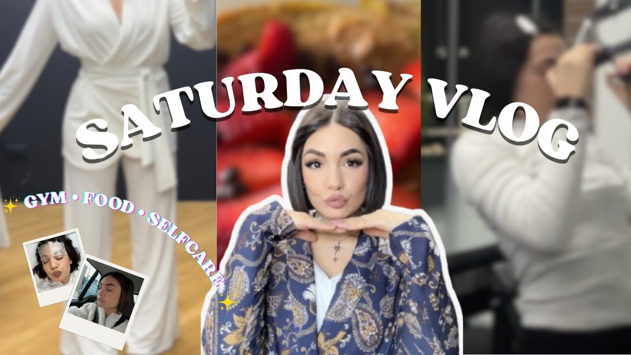 SATURDAY VLOG 🌷 Gym, Food, Microblading & Prove Outfit