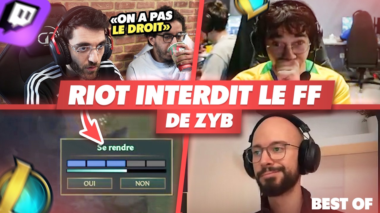 ZYB VEULENT FF EN MATCH OFFICIEL, RIOT INTERDIT - Best Of LoL #1287 Réactions