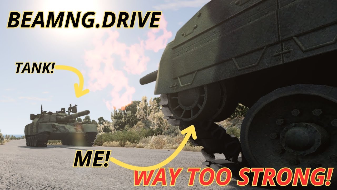 BeamNG.drive - Epic Tank Battle! Who Will Win!?