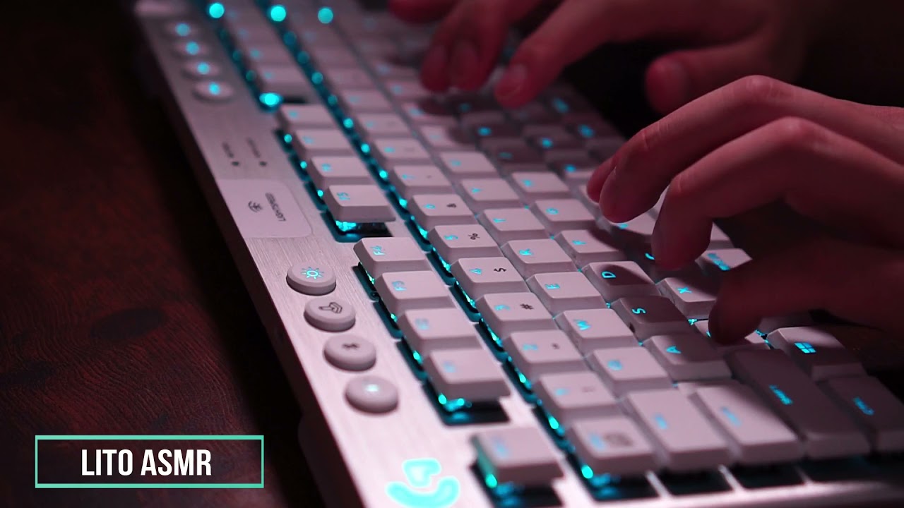 【ASMR】高級ゲーミングキーボードをタイピング【音フェチ】/Gaming Keyboard Typing sounds(No talking)