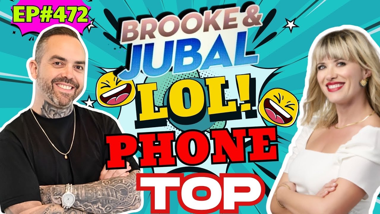 ultimate jubal phone tap compilation – non-stop laughs! | brooke & jubal - EP# 472