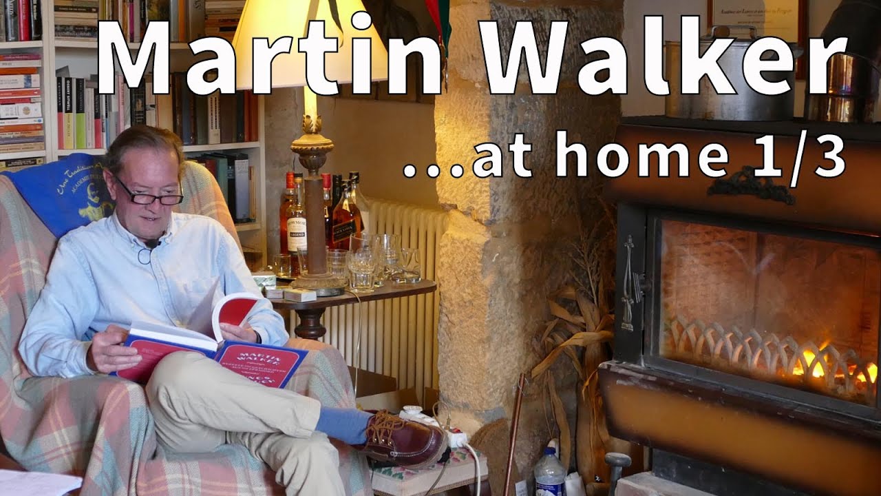 Martin Walker at Perigord's home. 1/3 (Sous-titres en Français)